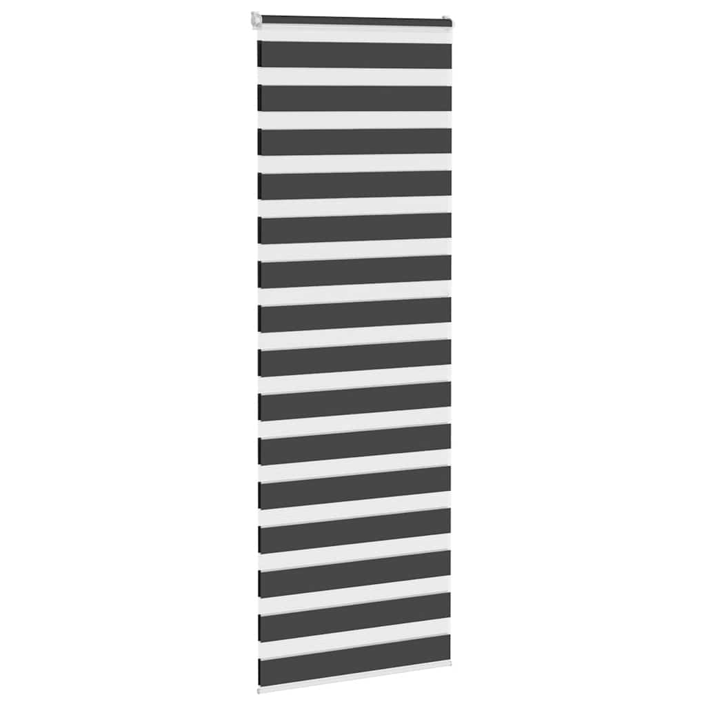 Sebragardin svart 70x230 cm stoff bredde 65,9 cm polyester