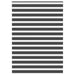 Sebragardin svart 165x230 cm stoff bredde 160,9 cm polyester