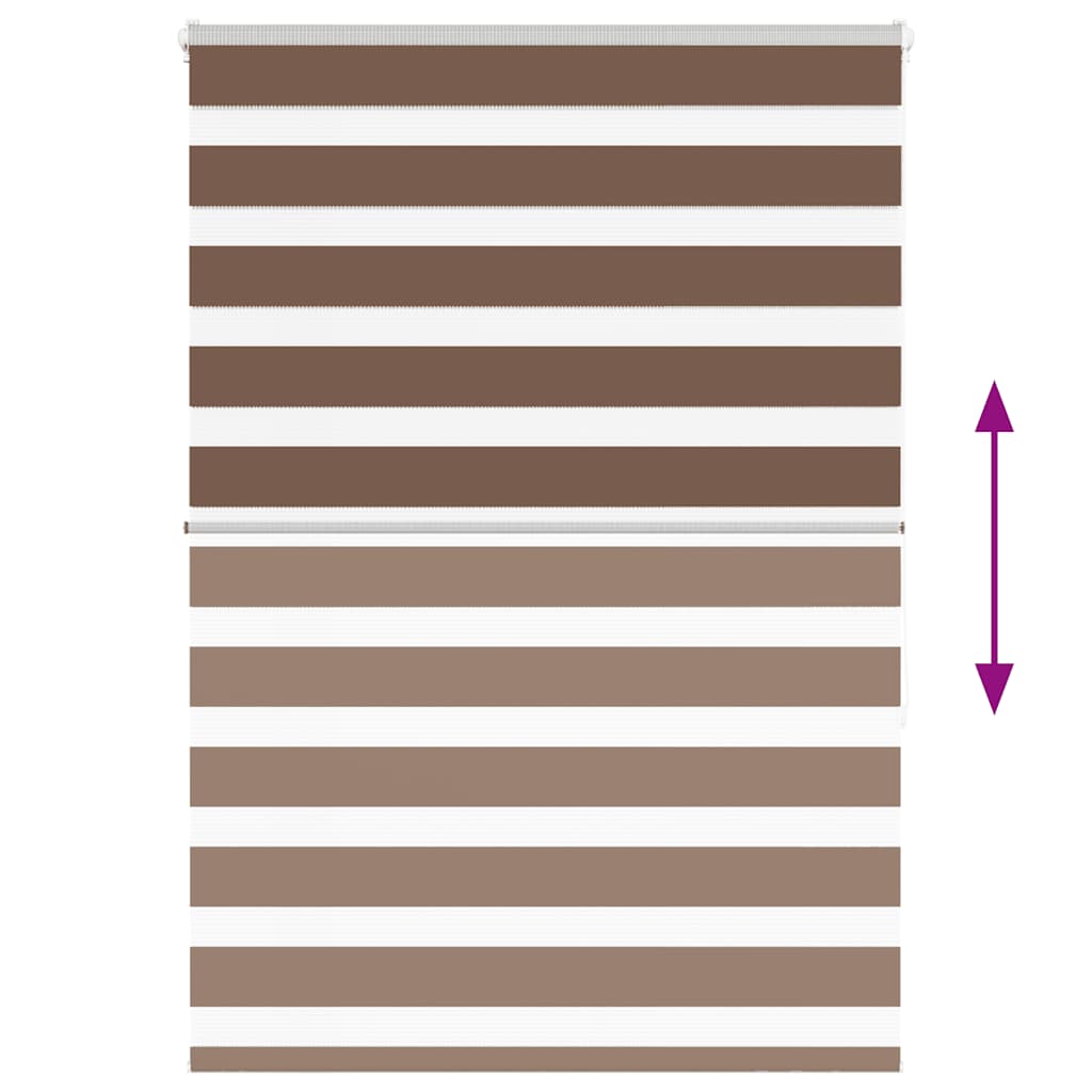 Sebragardin brun 95x150 cm stoff bredde 90,9 cm polyester