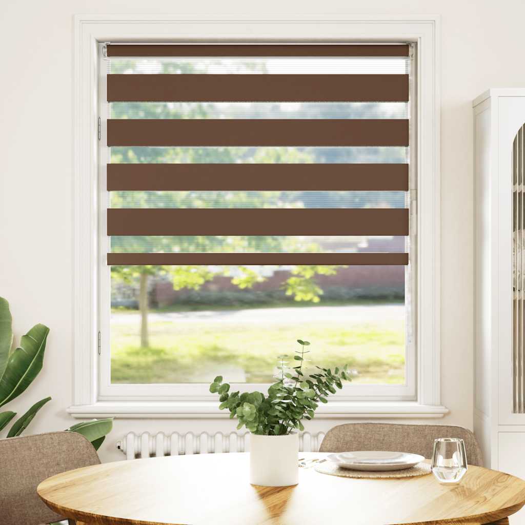 Sebragardin brun 115x150 cm stoff bredde 110,9 cm polyester