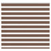 Sebragardin brun 165x150 cm stoff bredde 160,9 cm polyester