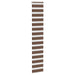 Sebragardin brun 40x200 cm stoff bredde 35,9 cm polyester