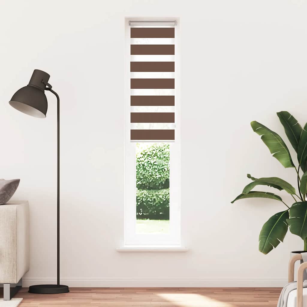 Sebragardin brun 40x200 cm stoff bredde 35,9 cm polyester