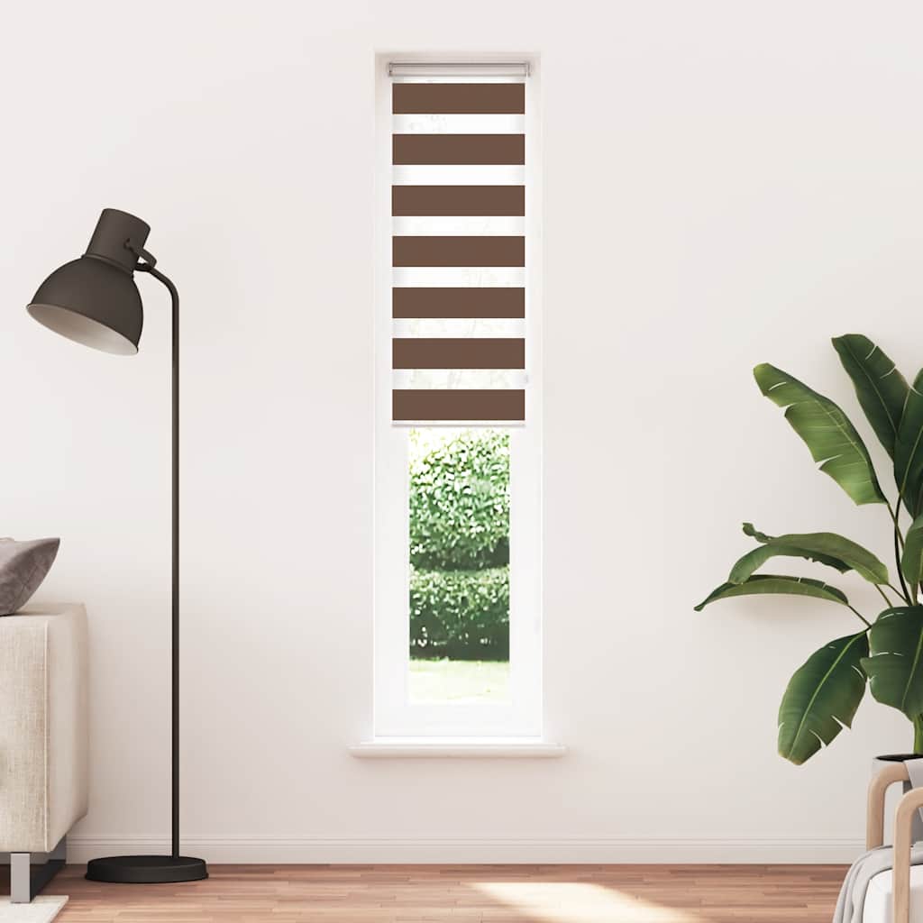 Sebragardin brun 45x200 cm stoff bredde 40,9 cm polyester