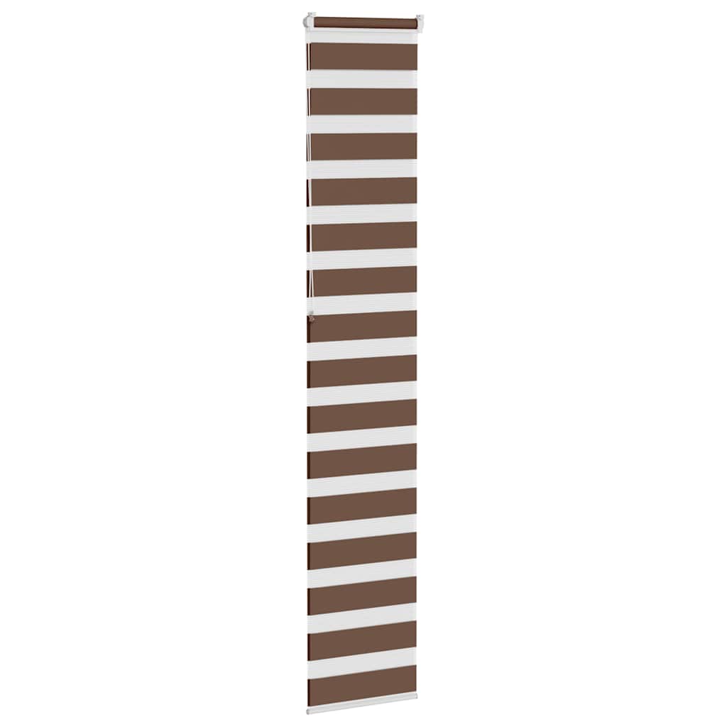 Sebragardin brun 40x230 cm stoff bredde 35,9 cm polyester