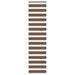 Sebragardin brun 55x230 cm stoff bredde 50,9 cm polyester