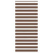 Sebragardin brun 100x230 cm stoff bredde 95,9 cm polyester