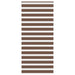 Sebragardin brun 105x230 cm stoff bredde 100,9 cm polyester