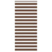 Sebragardin brun 110x230 cm stoff bredde 105,9 cm polyester