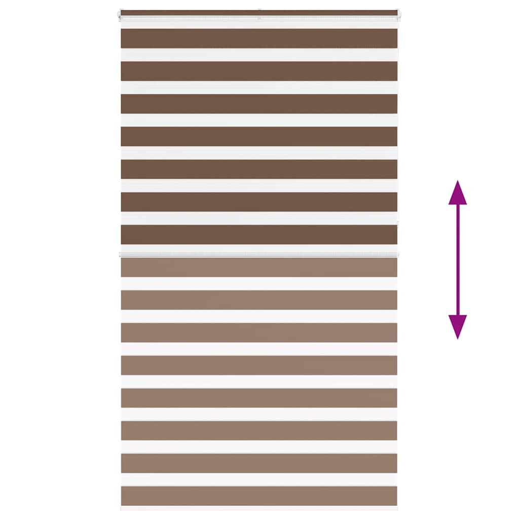 Sebragardin brun 125x230 cm stoff bredde 120,9 cm polyester
