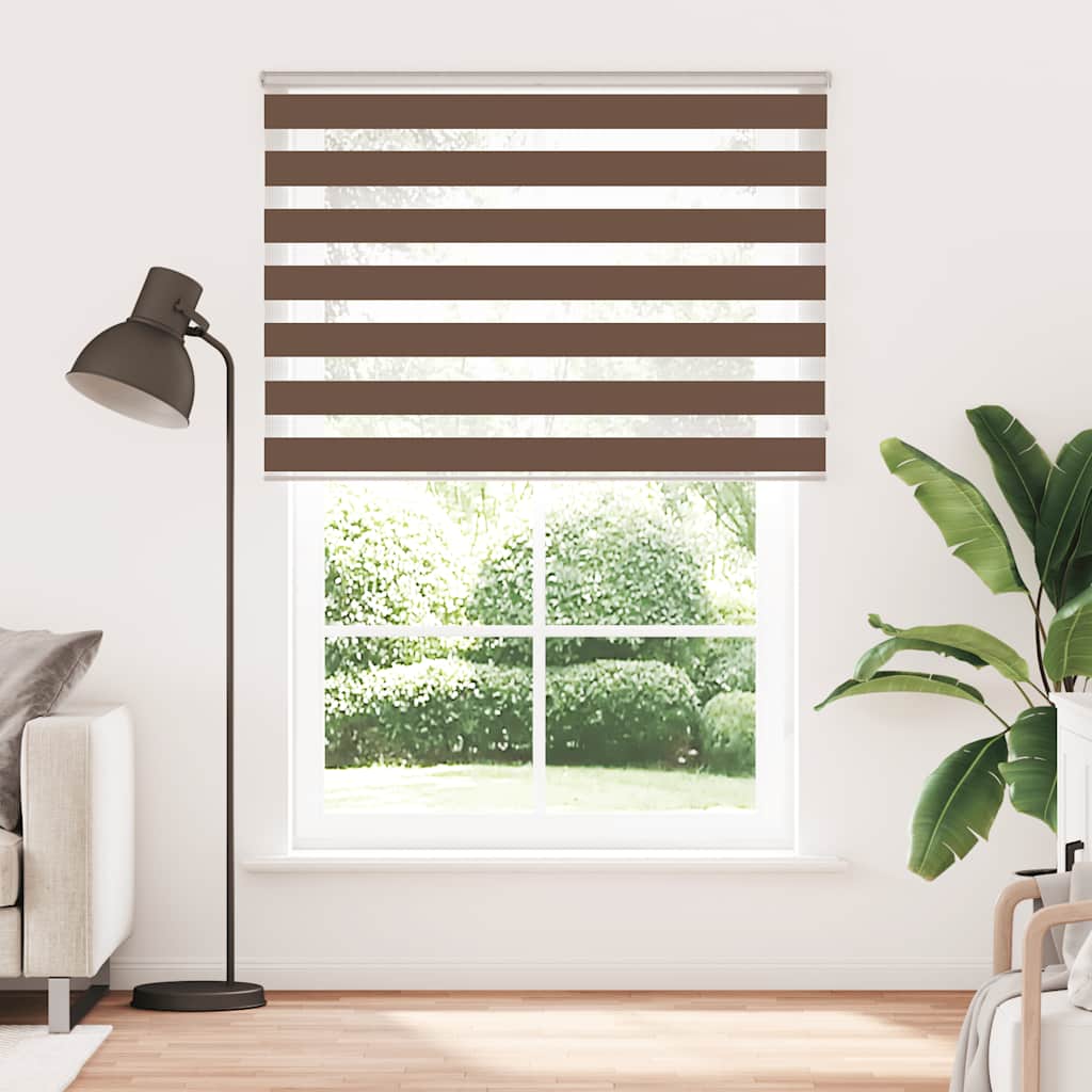 Sebragardin brun 165x230 cm stoff bredde 160,9 cm polyester