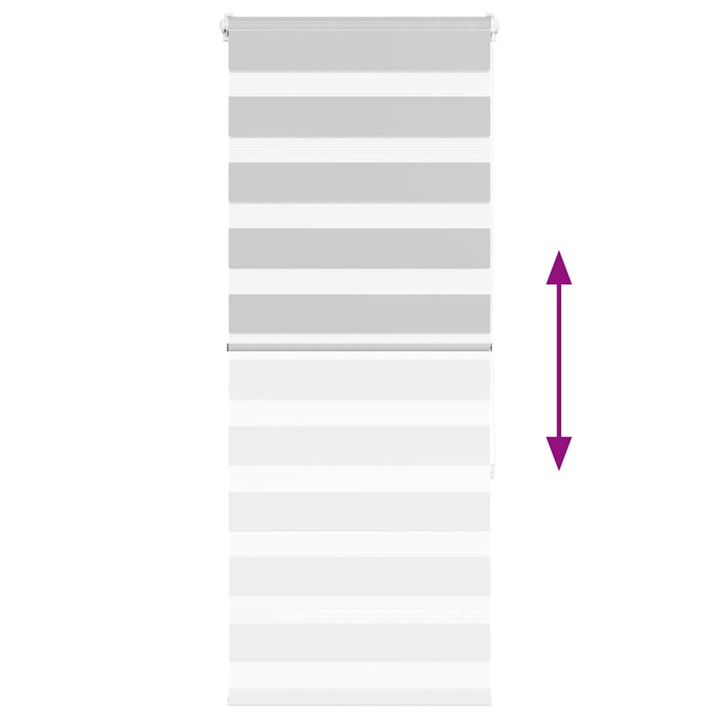 Sebragardin lysegrå 55x150 cm stoff bredde 50,9 cm polyester