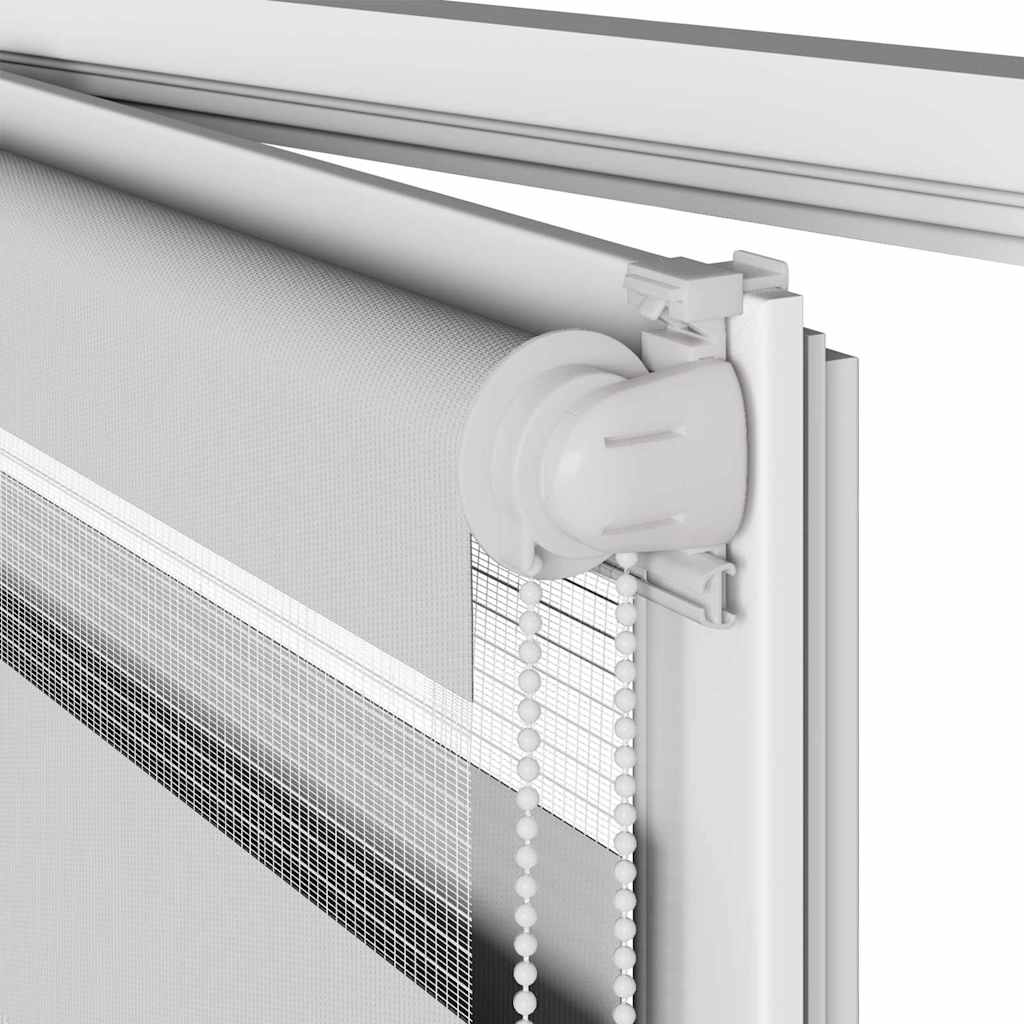 Sebragardin lysegrå 85x230 cm stoff bredde 80,9 cm polyester