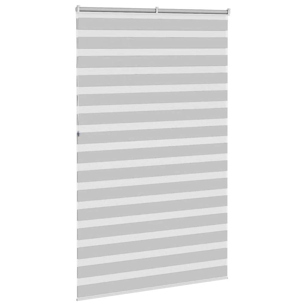 Sebragardin lysegrå 140x230 cm stoff bredde 135,9 cm polyester