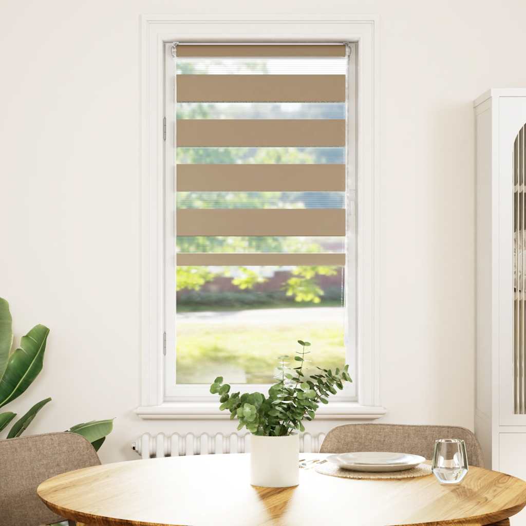 Sebragardin sandbrun 65x100 cm stoff bredde 60,9 cm polyester