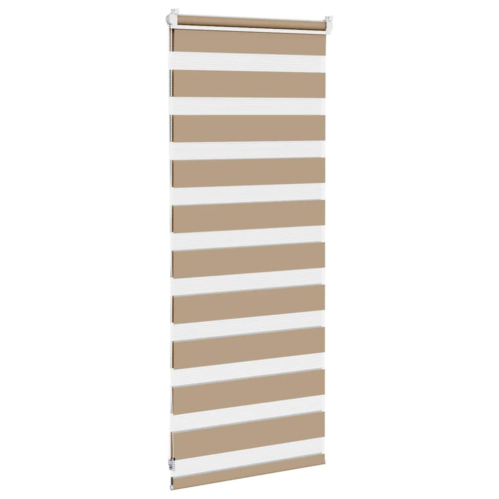 Sebragardin sandbrun 65x100 cm stoff bredde 60,9 cm polyester