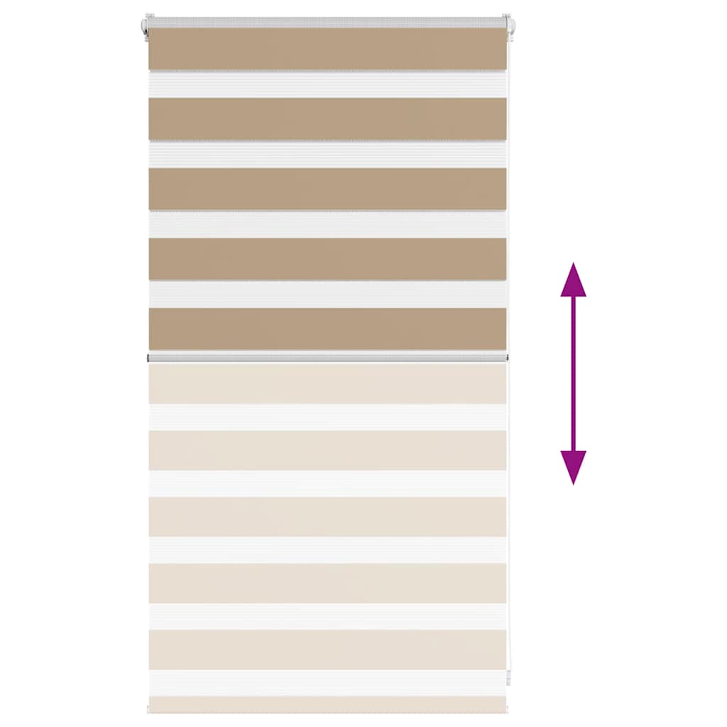 Sebragardin sandbrun 75x100 cm stoff bredde 70,9 cm polyester