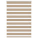 Sebragardin sandbrun 100x100 cm stoff bredde 95,9 cm polyester