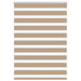 Sebragardin sandbrun 115x100 cm stoff bredde 110,9 cm polyester