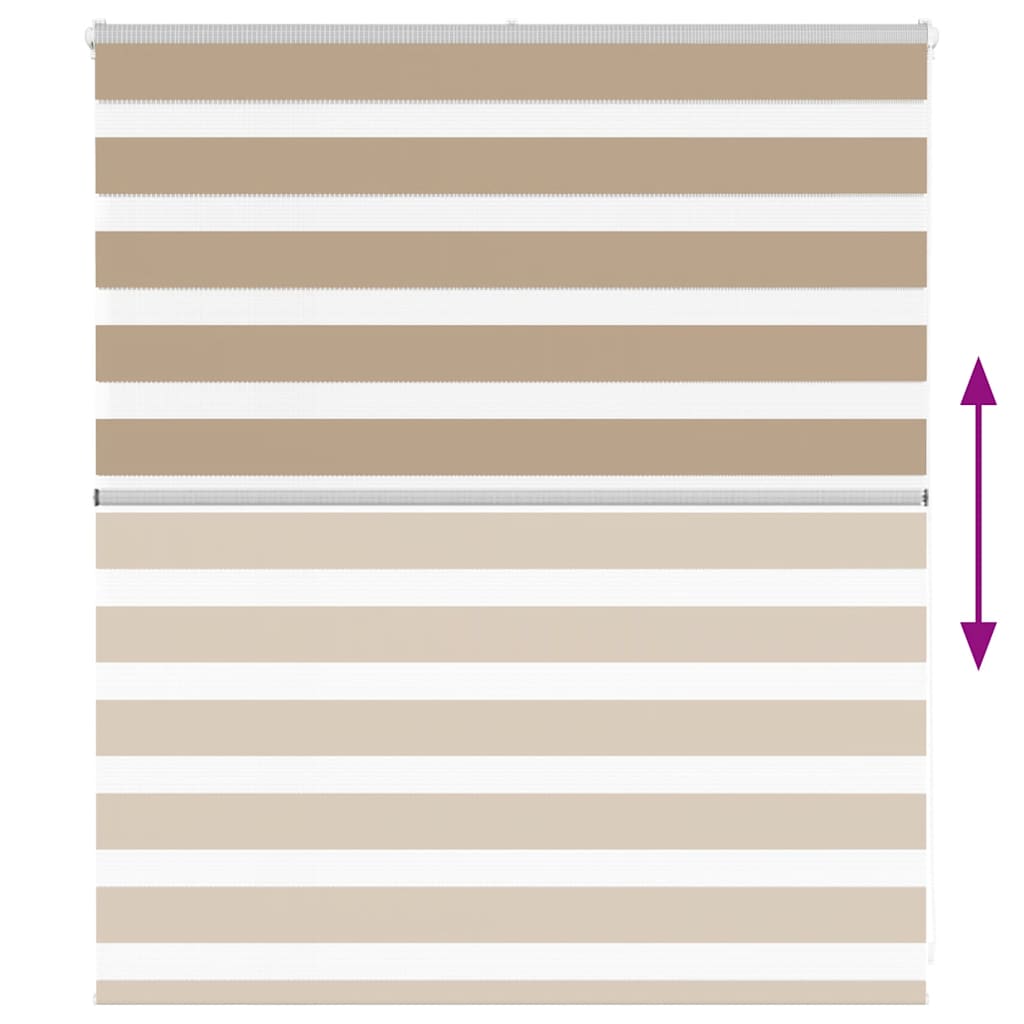 Sebragardin sandbrun 125x100 cm stoff bredde 120,9 cm polyester