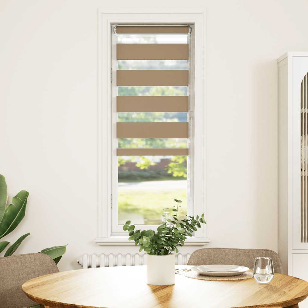 Sebragardin sandbrun 45x150 cm stoff bredde 40,9 cm polyester