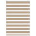 Sebragardin sandbrun 115x150 cm stoff bredde 110,9 cm polyester