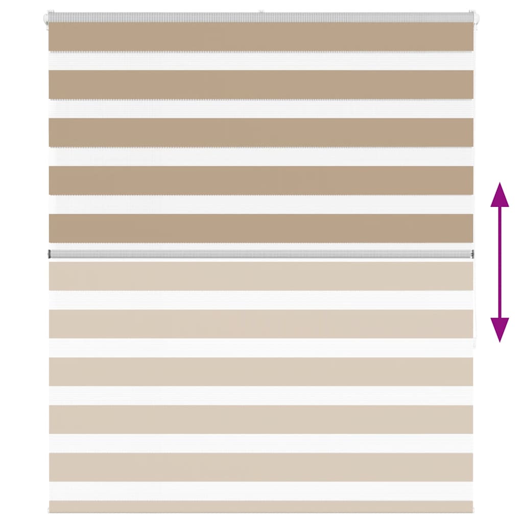 Sebragardin sandbrun 120x150 cm stoff bredde 115,9 cm polyester