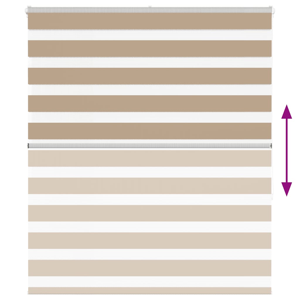 Sebragardin sandbrun 125x150 cm stoff bredde 120,9 cm polyester