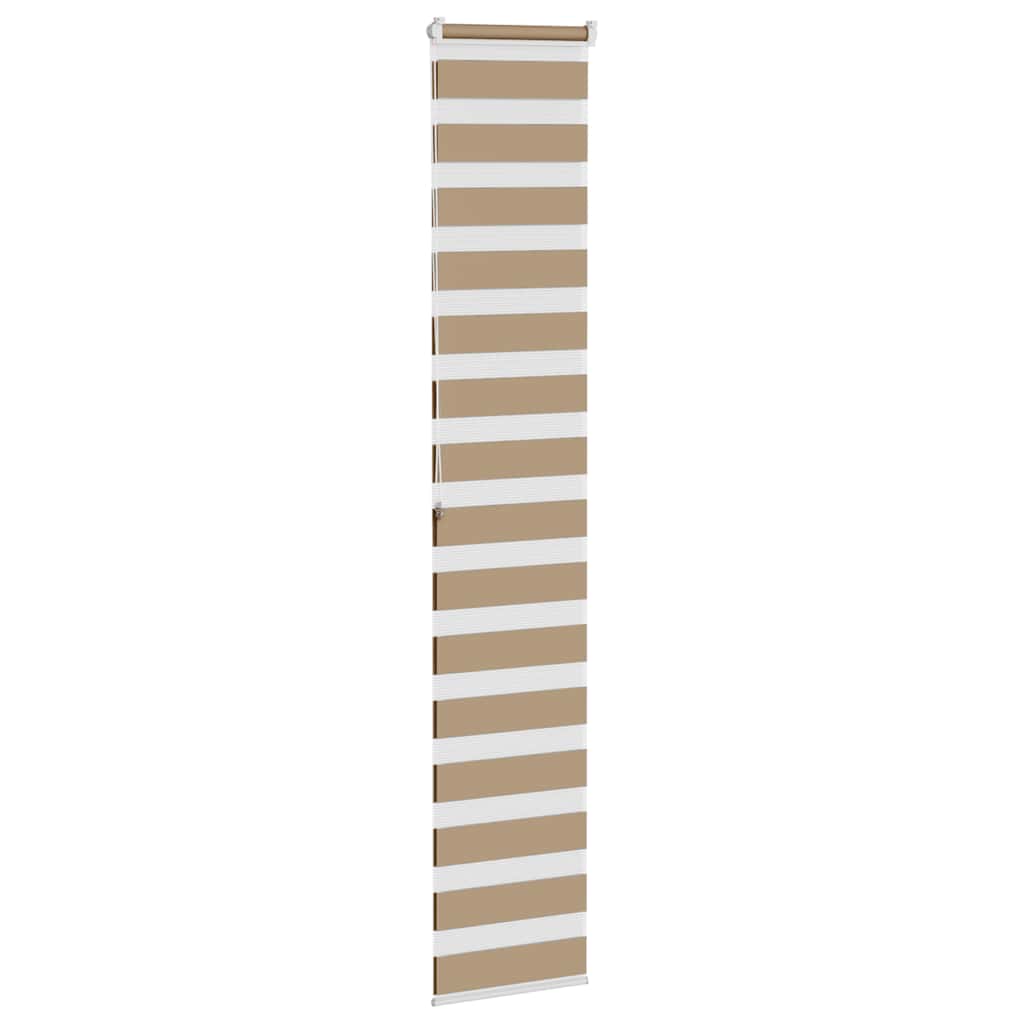 Sebragardin sandbrun 40x200 cm stoff bredde 35,9 cm polyester