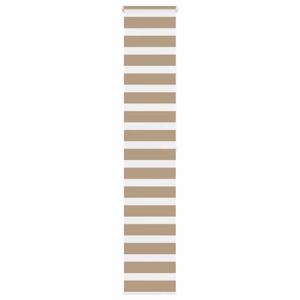 Sebragardin sandbrun 50x200 cm stoff bredde 45,9 cm polyester