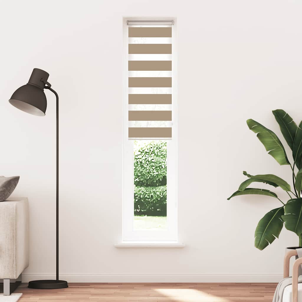 Sebragardin sandbrun 50x200 cm stoff bredde 45,9 cm polyester