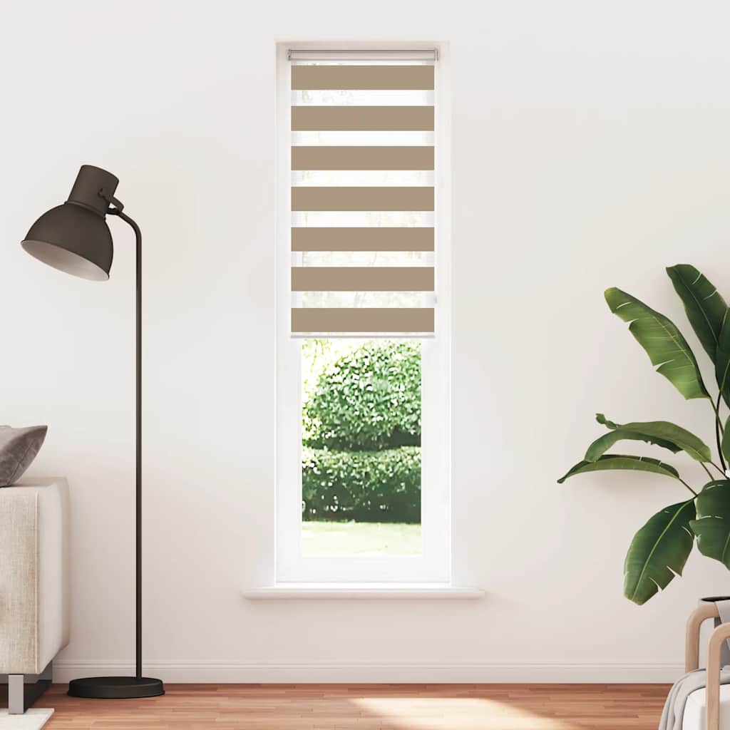 Sebragardin sandbrun 55x200 cm stoff bredde 50,9 cm polyester