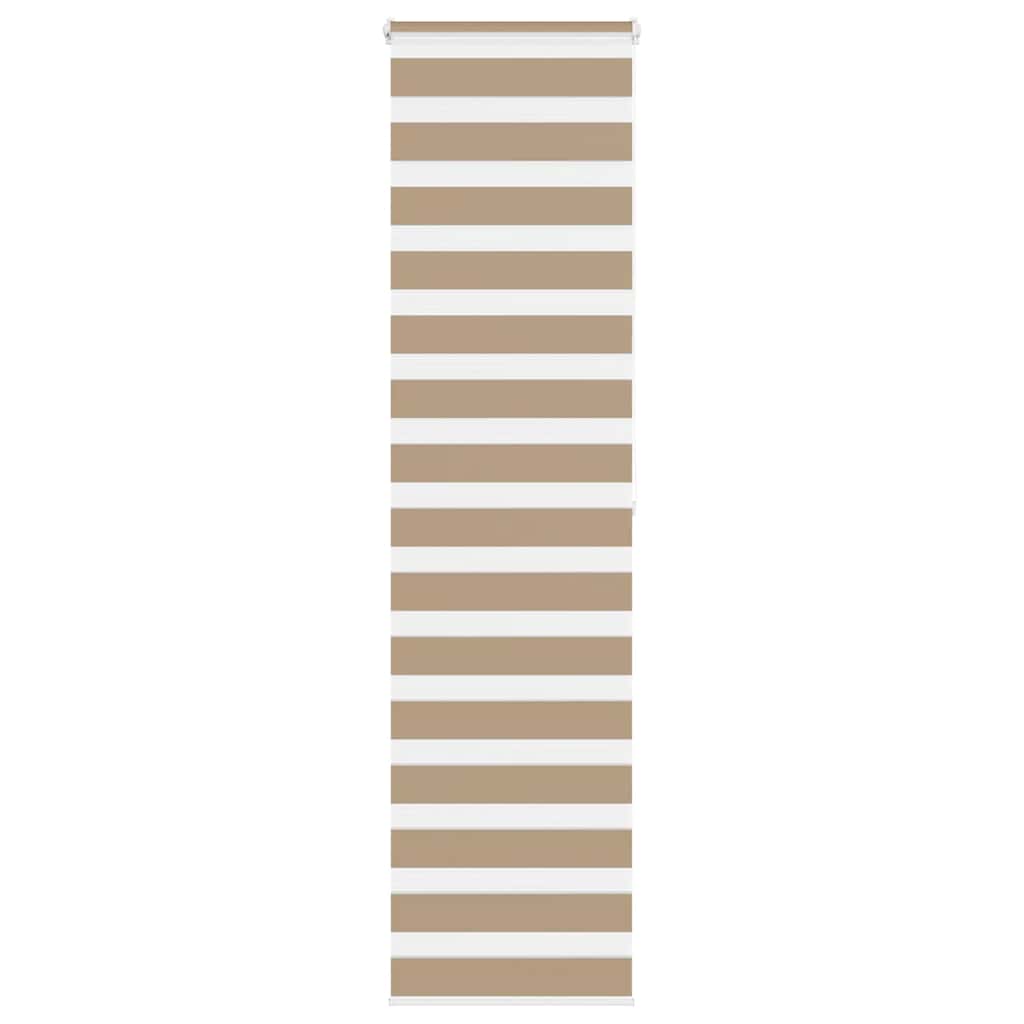 Sebragardin sandbrun 60x200 cm stoff bredde 55,9 cm polyester
