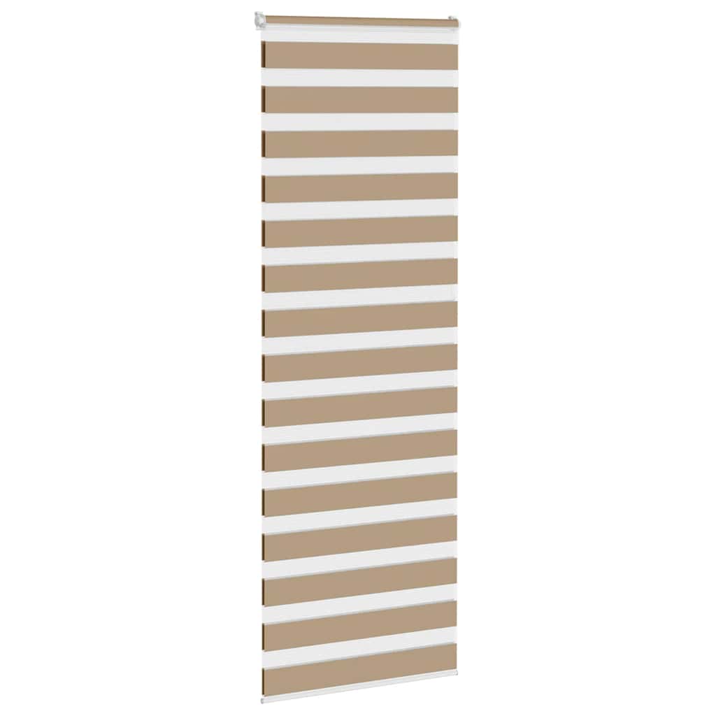 Sebragardin sandbrun 85x200 cm stoff bredde 80,9 cm polyester