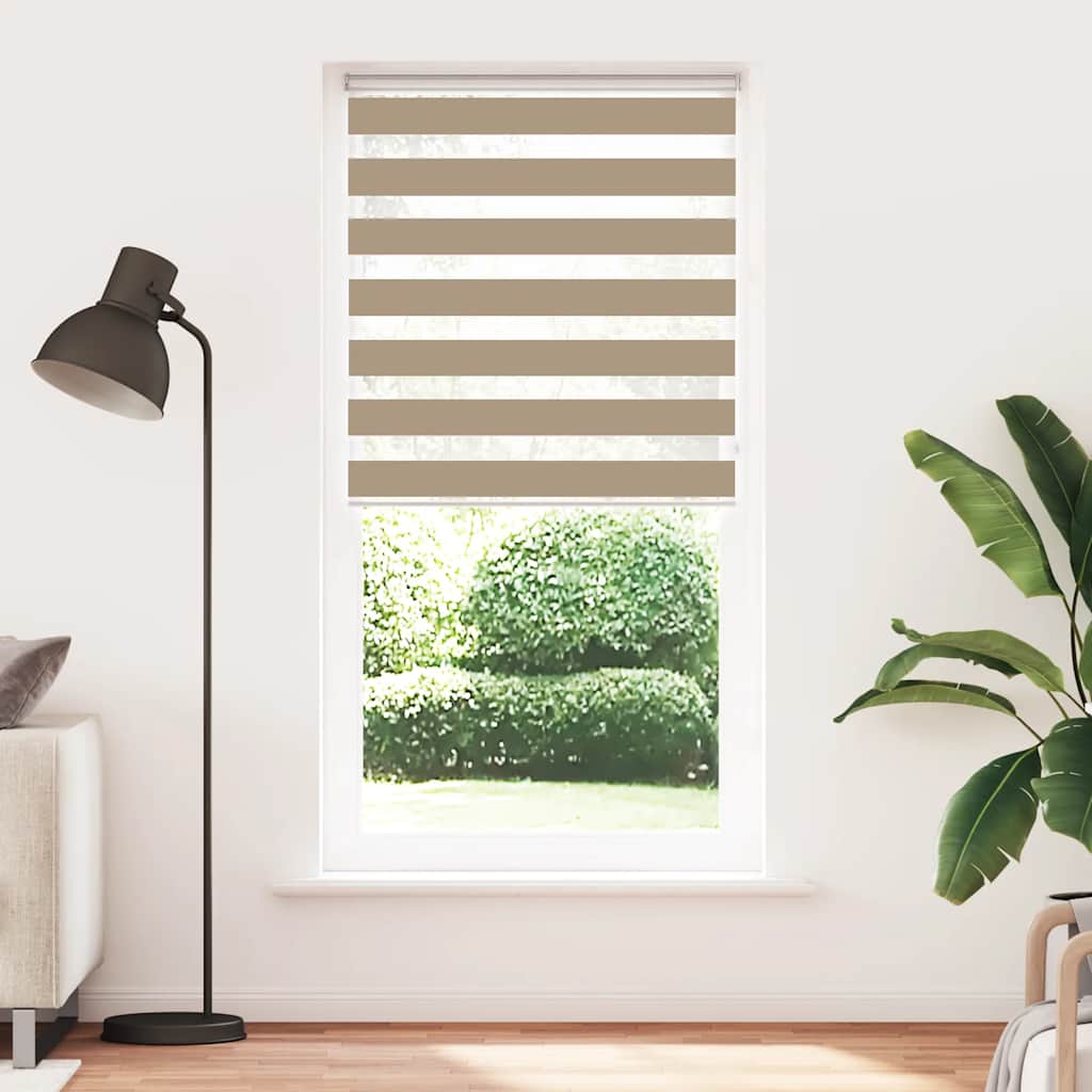 Sebragardin sandbrun 110x200 cm stoff bredde 105,9 cm polyester