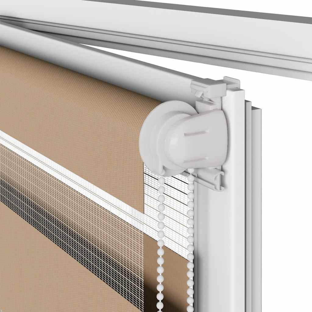 Sebragardin sandbrun 110x200 cm stoff bredde 105,9 cm polyester