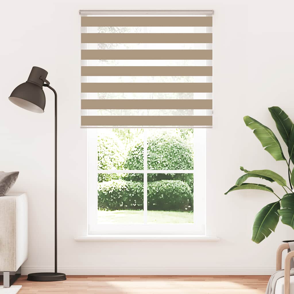 Sebragardin sandbrun 135x200 cm stoff bredde 130,9 cm polyester