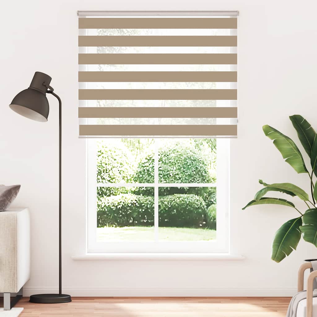 Sebragardin sandbrun 145x200 cm stoff bredde 140,9 cm polyester