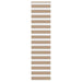 Sebragardin sandbrun 60x230 cm stoff bredde 55,9 cm polyester