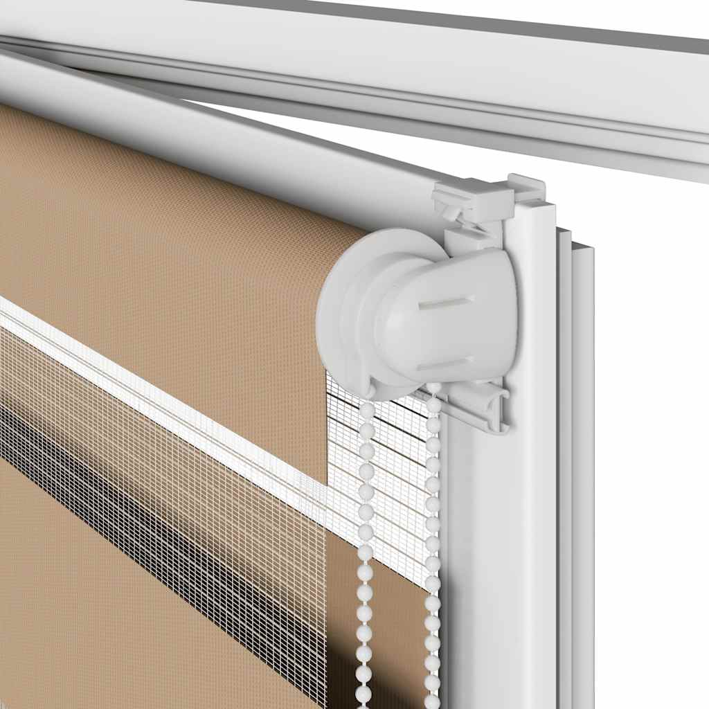 Sebragardin sandbrun 150x230 cm stoff bredde 145,9 cm polyester