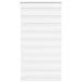 Sebragardin hvit 70x100 cm stoff bredde 65,9 cm polyester