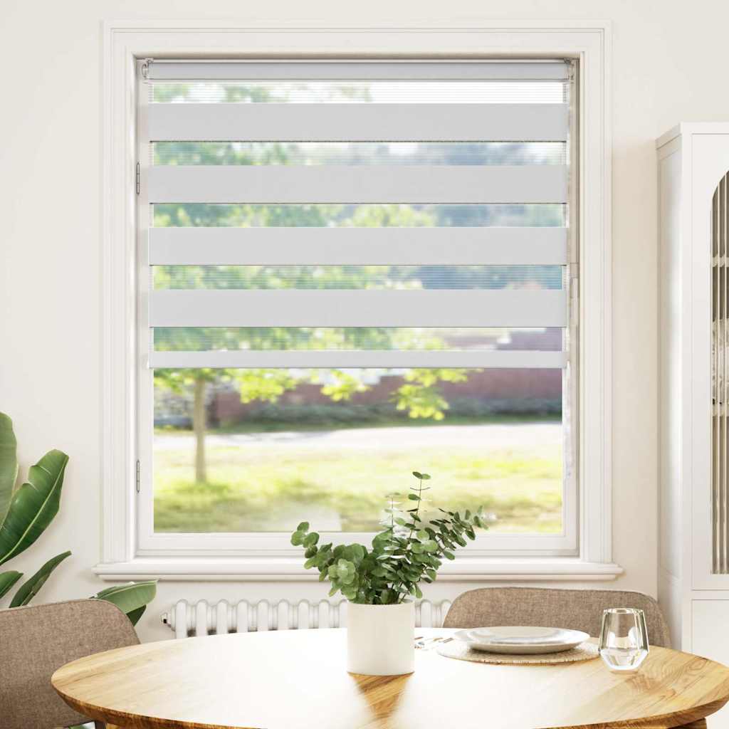 Sebragardin hvit 110x100 cm stoff bredde 105,9 cm polyester
