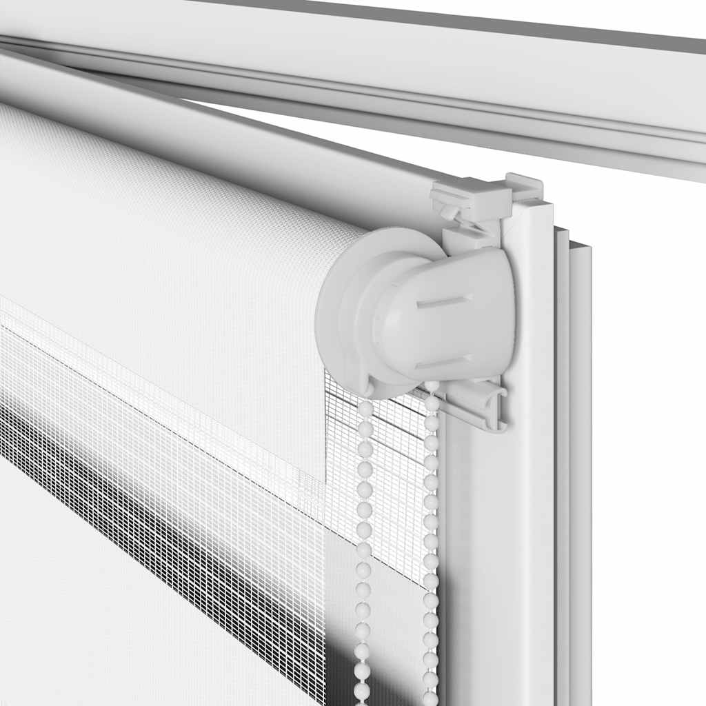 Sebragardin hvit 150x150 cm stoff bredde 145,9 cm polyester