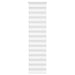 Sebragardin hvit 65x200 cm stoff bredde 60,9 cm polyester