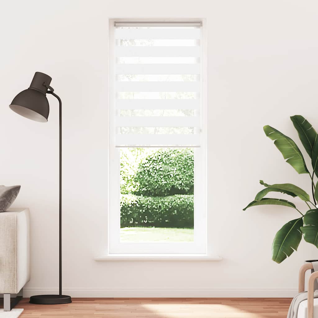 Sebragardin hvit 90x200 cm stoff bredde 85,9 cm polyester