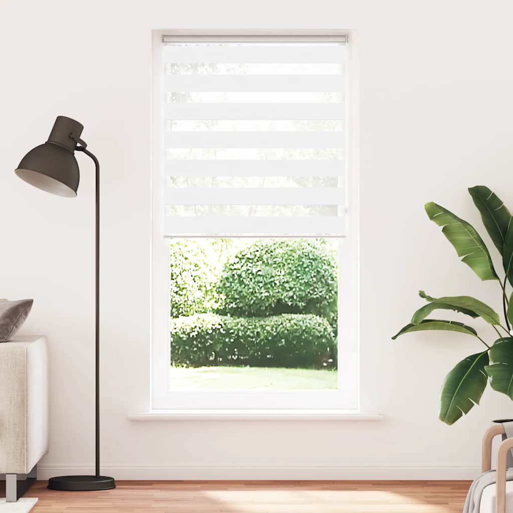 Sebragardin hvit 105x200 cm stoff bredde 100,9 cm polyester