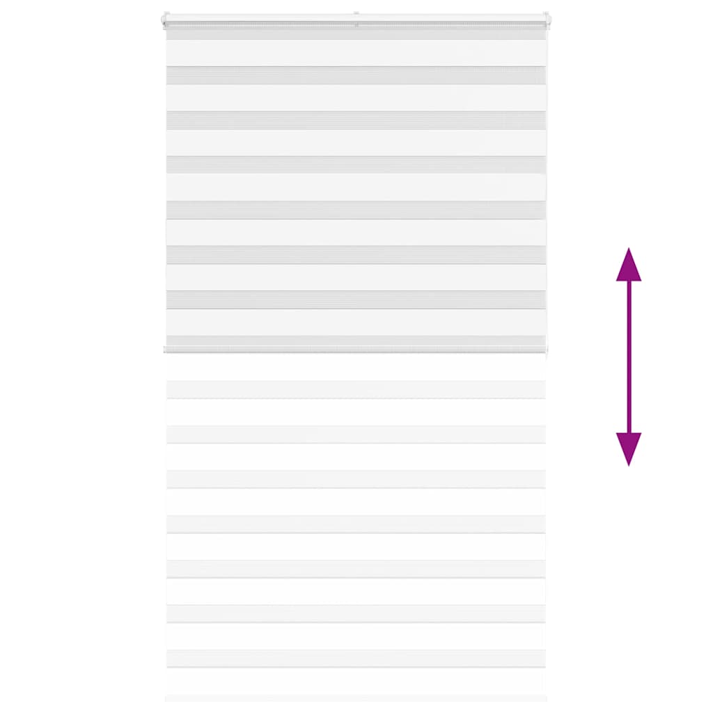 Sebragardin hvit 120x200 cm stoff bredde 115,9 cm polyester