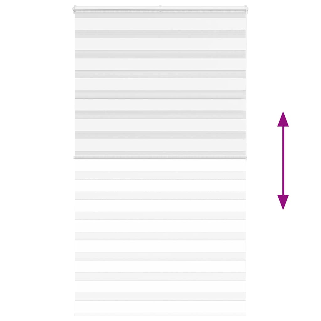 Sebragardin hvit 130x200 cm stoff bredde 125,9 cm polyester