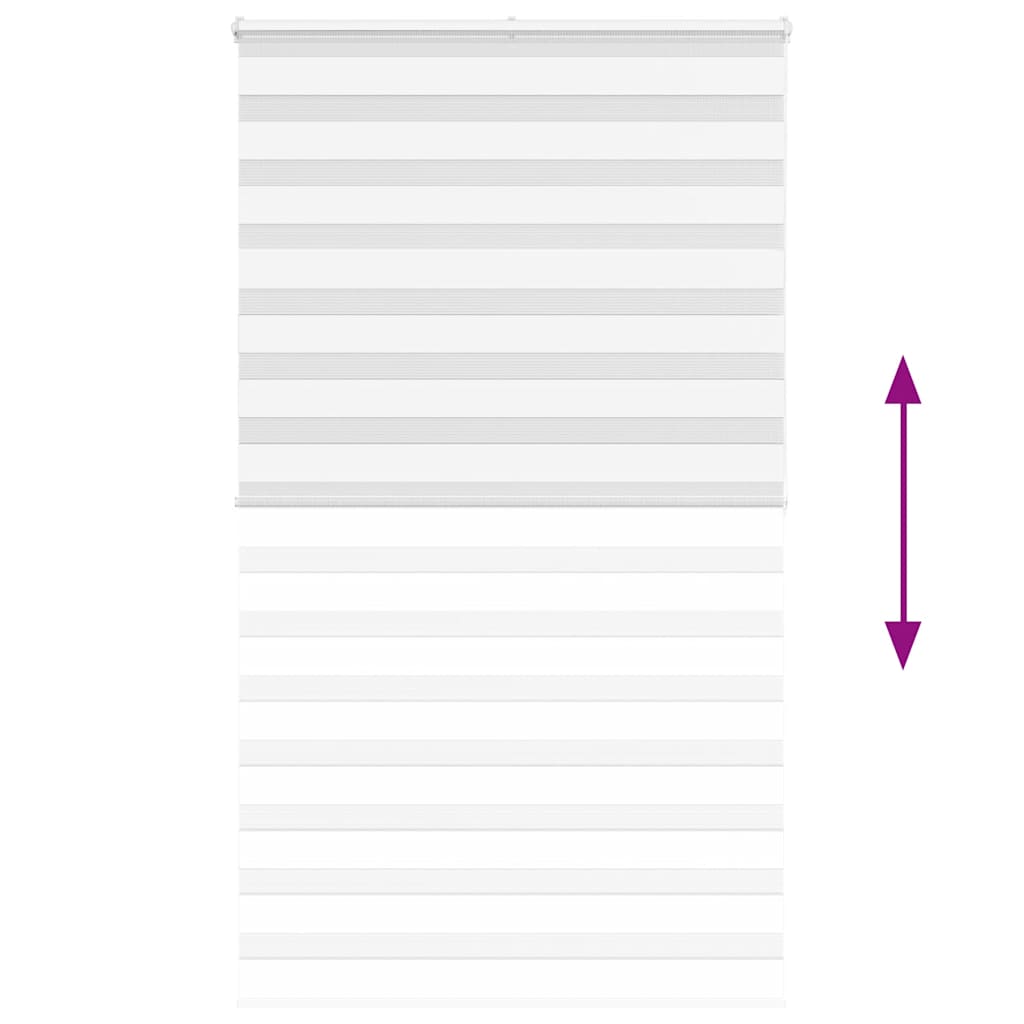 Sebragardin hvit 135x200 cm stoff bredde 130,9 cm polyester
