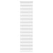 Sebragardin hvit 65x230 cm stoff bredde 60,9 cm polyester
